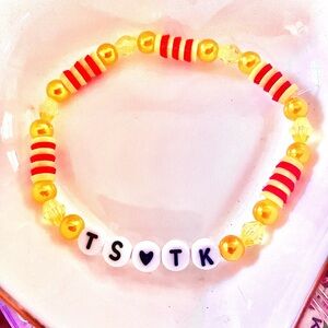 BUY1GET1FREE
 Travis Kelce #87 Taylor Swift themed friendship bracelet